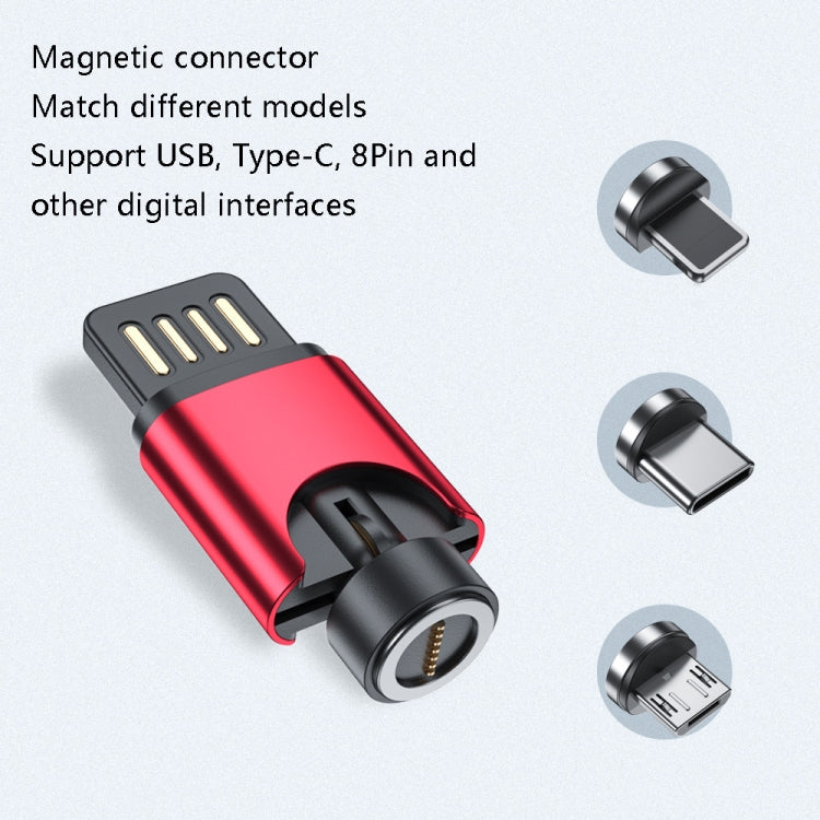 USB Portable Magnetic Adapter, Random Colors Delivery, Model: Charging Function(3 in 1) - Charging Cable & Head by PMC TechLife | Online Shopping South Africa | PMC TechLife