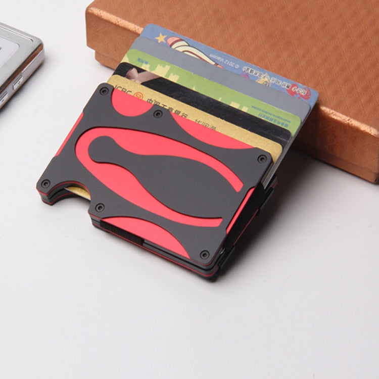 RFID Anti-Degaussing Anti-Theft Metal Wallet(Red) - Antimagnetic RFID Package by PMC TechLife | Online Shopping South Africa | PMC TechLife | Buy Now Pay Later Mobicred