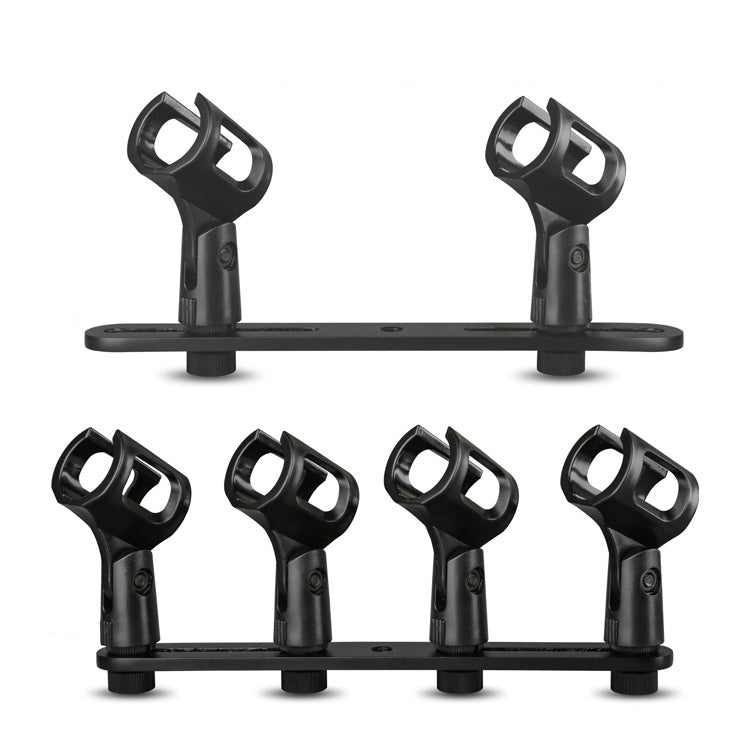 A18 Four-headed  Microphone Clip Aluminum Pole Microphone Accessories - Microphone by PMC Jewellery | Online Shopping South Africa | PMC Jewellery