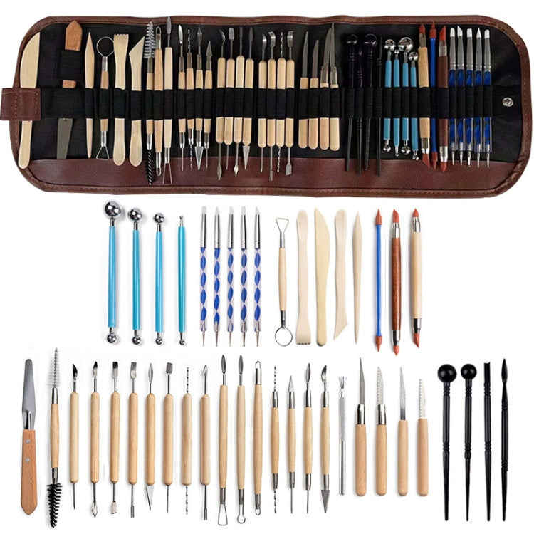 43 In 1 Clay Tool Combination Set with Storage Bag - Art Supplies by PMC TechLife | Online Shopping South Africa | PMC TechLife