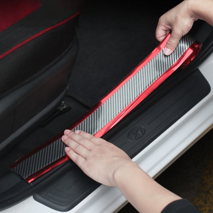 1m Car Bumper Anti-Collision Strip, Color: Carbon Fiber Black 7cm - Decorative Strip by PMC TechLife | Online Shopping South Africa | PMC TechLife