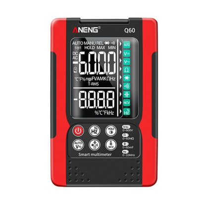 ANENG Automatic Intelligent High Precision Digital Multimeter, Specification: Q60 Intelligent(Red) - Digital Multimeter by ANENG | Online Shopping South Africa | PMC Jewellery | Buy Now Pay Later Mobicred