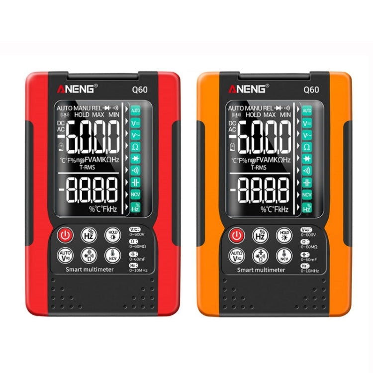 ANENG Automatic Intelligent High Precision Digital Multimeter, Specification: Q60 Intelligent(Red) - Digital Multimeter by ANENG | Online Shopping South Africa | PMC Jewellery | Buy Now Pay Later Mobicred