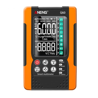 ANENG Automatic Intelligent High Precision Digital Multimeter, Specification: Q60 Intelligent(Orange) - Digital Multimeter by ANENG | Online Shopping South Africa | PMC Jewellery