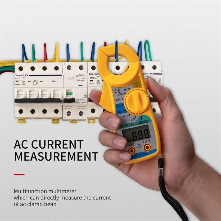 ANENG KT-87N Clamp Voltage And Current Measuring Multimeter(Blue) - Digital Multimeter by ANENG | Online Shopping South Africa | PMC TechLife | Buy Now Pay Later Mobicred