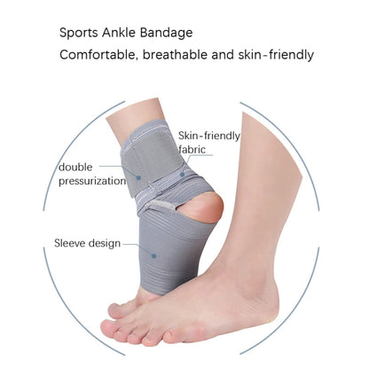 Outdoor Anti-sprain Bandage Compression Ankle Support For Men and Women(Black) - Sports Safety by PMC Jewellery | Online Shopping South Africa | PMC Jewellery