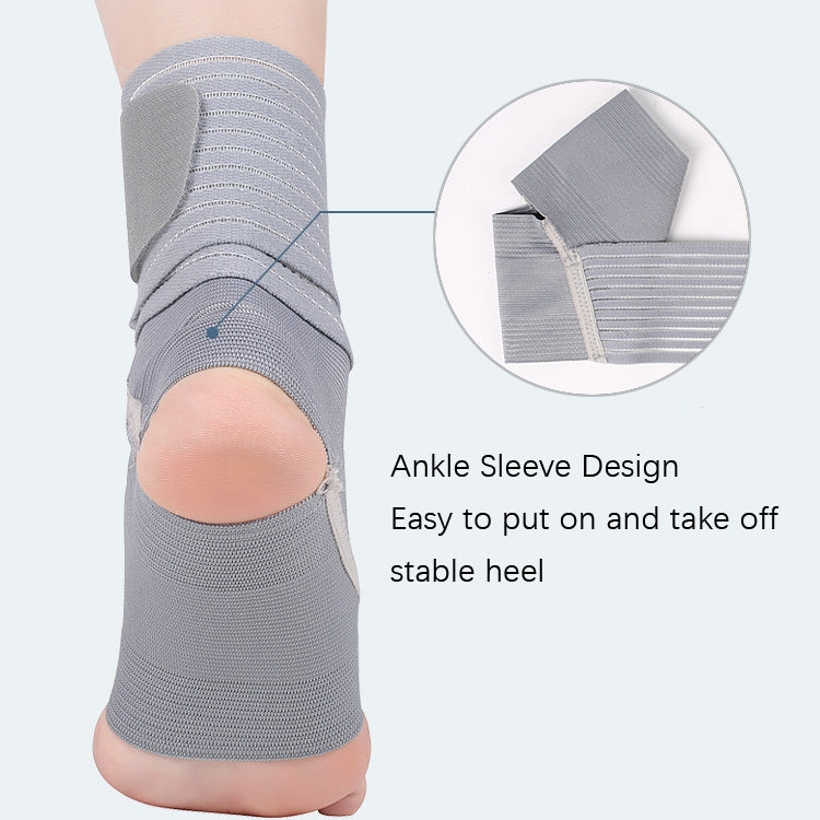 Outdoor Anti-sprain Bandage Compression Ankle Support For Men and Women(Black) - Sports Safety by PMC Jewellery | Online Shopping South Africa | PMC Jewellery