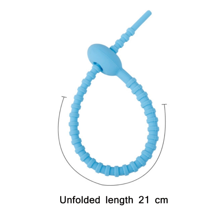 20 PCS Silicone Data Cable Storage Strap Cable Organizer(Grey) - Cable Organizer by PMC TechLife | Online Shopping South Africa | PMC TechLife