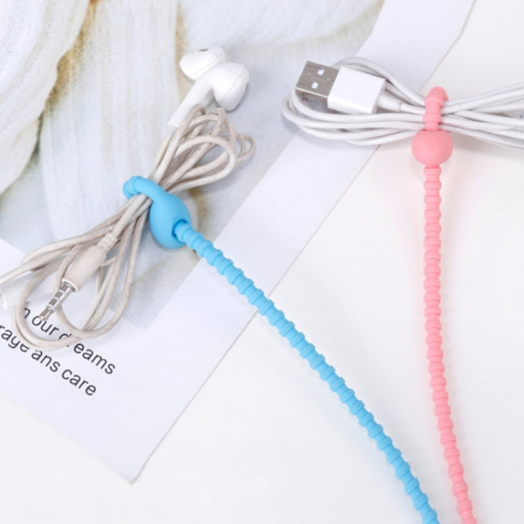 20 PCS Silicone Data Cable Storage Strap Cable Organizer(Grey) - Cable Organizer by PMC TechLife | Online Shopping South Africa | PMC TechLife