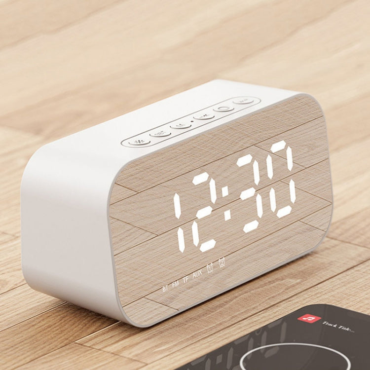 Havit M3 Subwoofer Mini Mirror Clock Bluetooth Speaker, Spsc: 1200mAh (White) - free shipping - PMC TechLife - Order now!