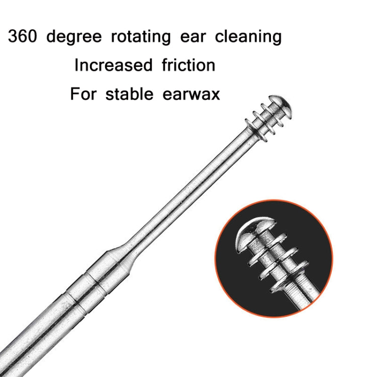 QILIZUO  3 Sets Stainless Steel Double-Ended Screw Ear Scoop - Ear Care Tools by PMC TechLife | Online Shopping South Africa | PMC TechLife