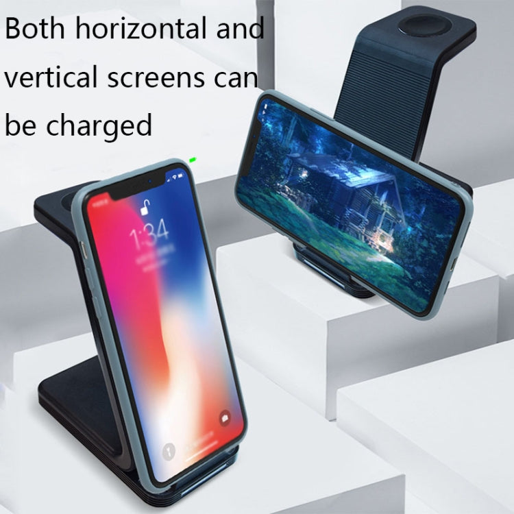 D2 3 In 1 15W Wireless Vertical Charger(White) - free shipping - PMC TechLife - Order now!