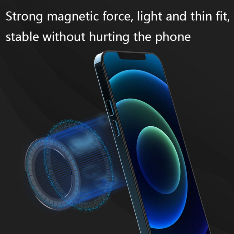2 PCS T12 Stripe Pattern Magnetic Suction Wireless Charger Magnetic Sheet(White) - Hand-Sticking Bracket by PMC TechLife | Online Shopping South Africa | PMC TechLife