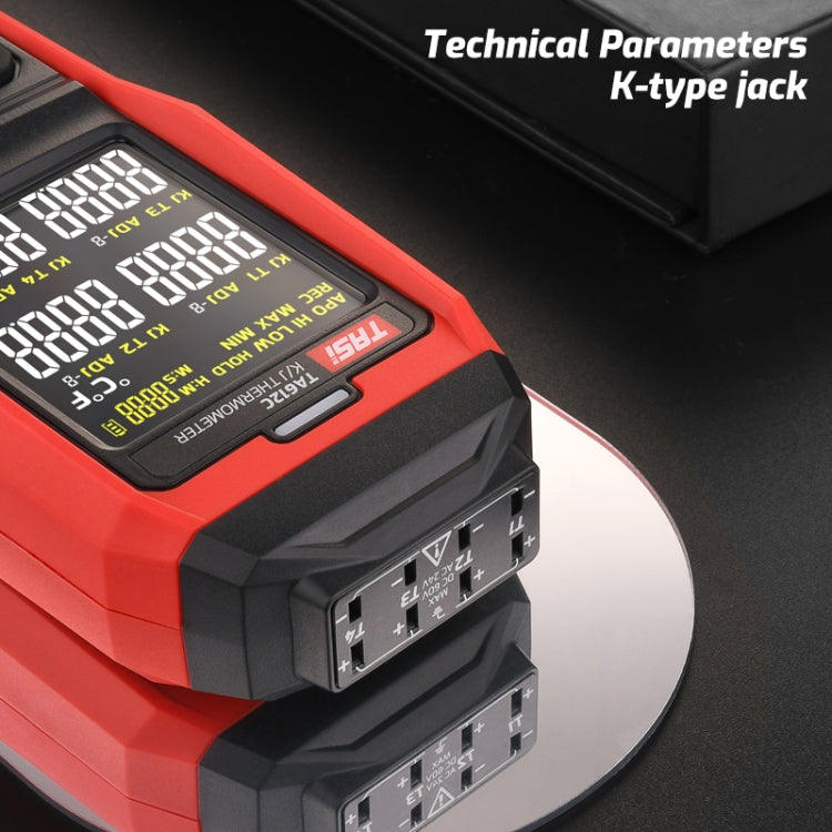 TASI Contact Temperature Meter K-Type Thermocouple Probe Thermometer, Style: TA612B Dual Channels - free shipping - PMC TechLife - Order now!