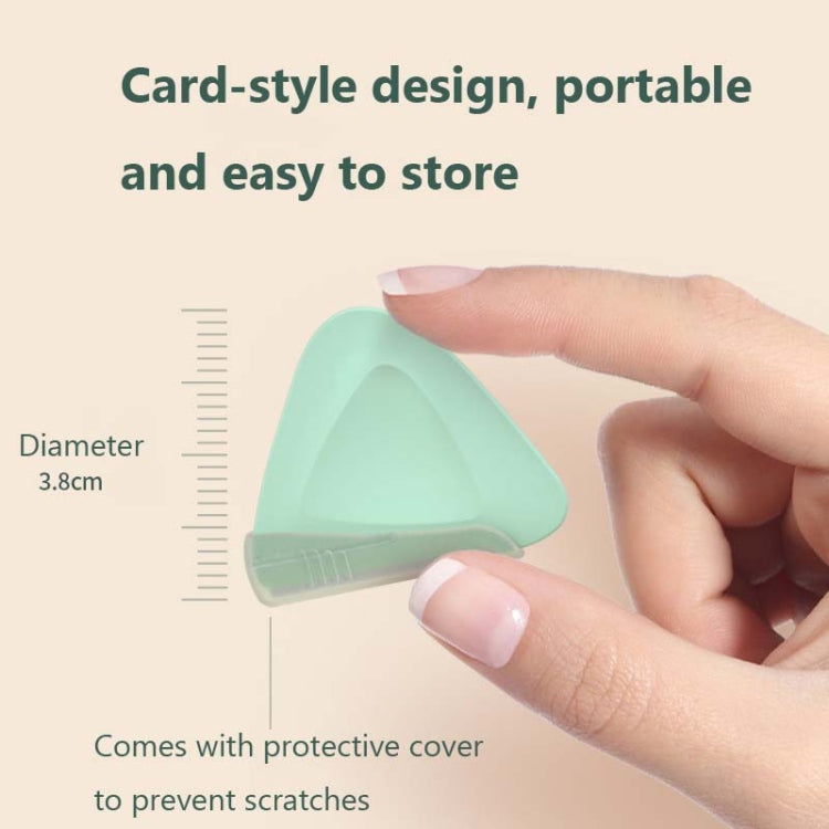 2 PCS/Box Small Triangular Eyebrow Trimmer(White + Green) - free shipping - PMC TechLife - Order now!