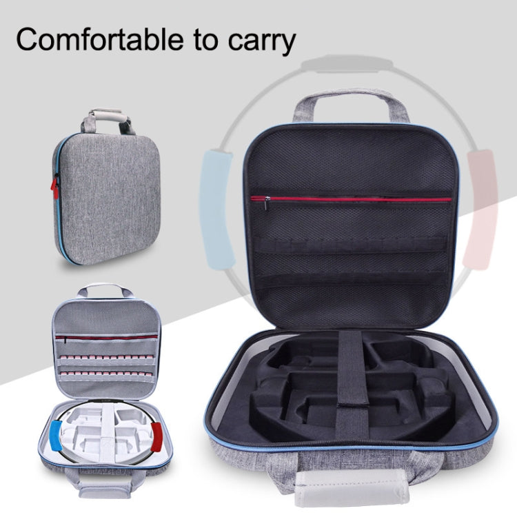 GH1865 EVA Hard Shell Fitness Ring Game Console Storage Bag For Nintendo Switch(Black) - Bags by PMC TechLife | Online Shopping South Africa | PMC TechLife