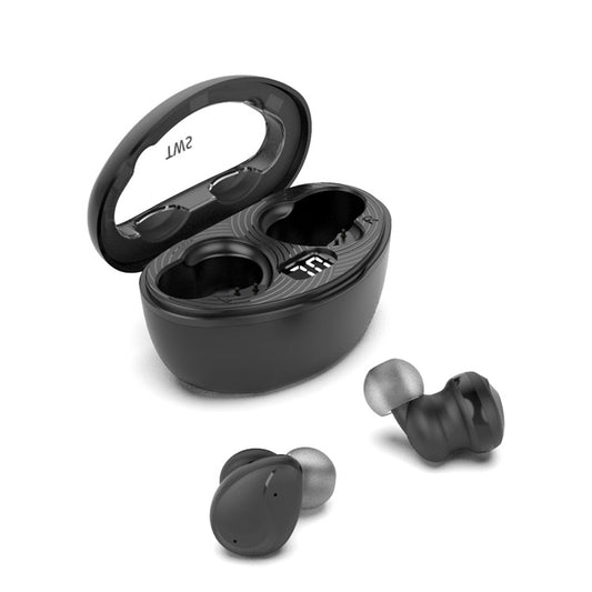 Mini Wireless With Charged Power Display ENC Bluetooth Headset(Black) - Bluetooth Earphone by PMC Jewellery | Online Shopping South Africa | PMC Jewellery