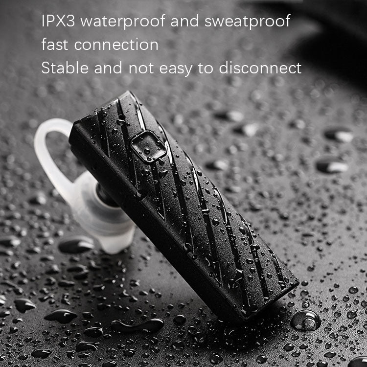 Single Ear 4.2 Bluetooth Headset Stereo HIFI Sports Wireless Bluetooth Headset(A1 White) - Bluetooth Earphone by PMC TechLife | Online Shopping South Africa | PMC TechLife