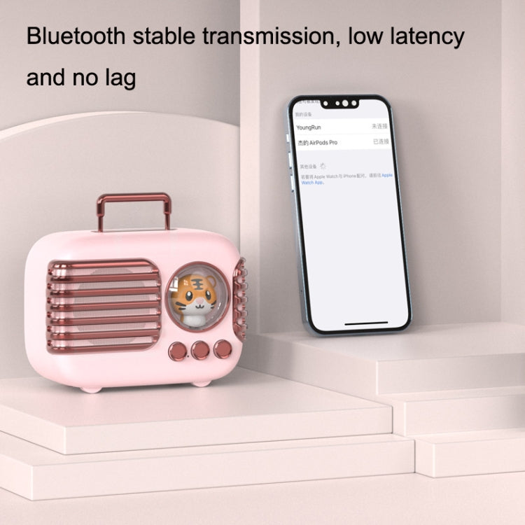 DW09 HD Sound Quality Portable USB Luggage Bluetooth Speaker(Light Blue) - Desktop Speaker by PMC TechLife | Online Shopping South Africa | PMC TechLife