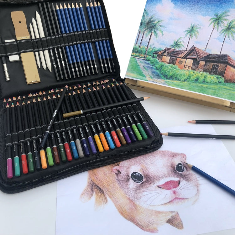 95 PCS / Set Yover Oily Colored Pencil Set Art Sketch Pencil Painting Set - free shipping - PMC TechLife - Order now!