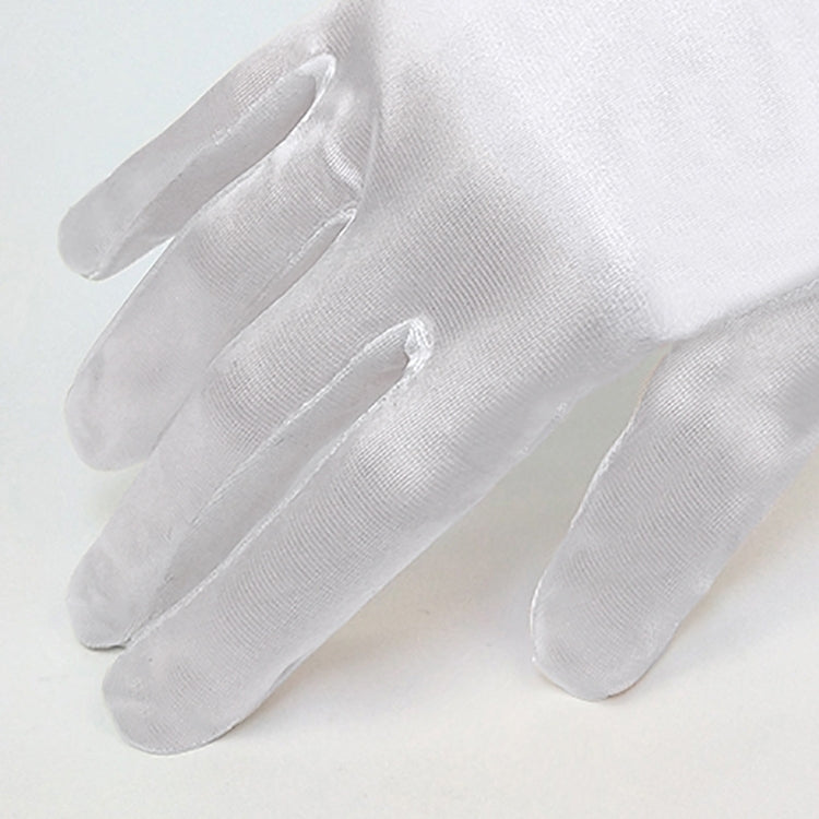 1pair Bride Gloves Satin Long Vintage Travel Sunscreen Dress Wedding Gloves(Champagne) - Others by PMC TechLife | Online Shopping South Africa | PMC TechLife