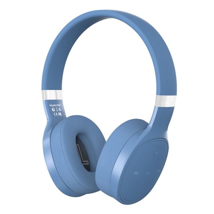 VJ087 Folding Wireless Sports Bluetooth Gaming Headset(Blue) - Headset & Headphone by PMC TechLife | Online Shopping South Africa | PMC TechLife