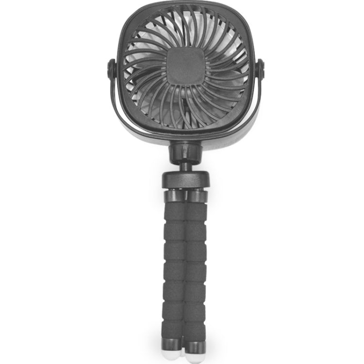 Octopus Stroller Deformation Fan Desktop Portable Handheld USB Small Fan, Colour: 1200mAh Black - Electric Fans by PMC Jewellery | Online Shopping South Africa | PMC Jewellery