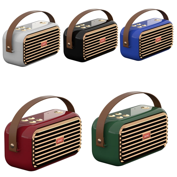 X7 Outdoor Portable Dual Speaker Wireless Bluetooth Retro Portable Speaker(Blue) - Desktop Speaker by PMC TechLife | Online Shopping South Africa | PMC TechLife