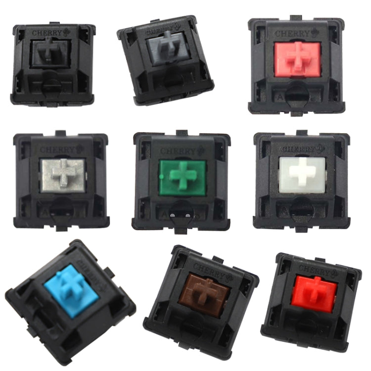 10PCS Cherry Shaft MX Switch Linear Mute Keyboard Shaft, Color: Mute Red Shaft - Other by PMC TechLife | Online Shopping South Africa | PMC TechLife