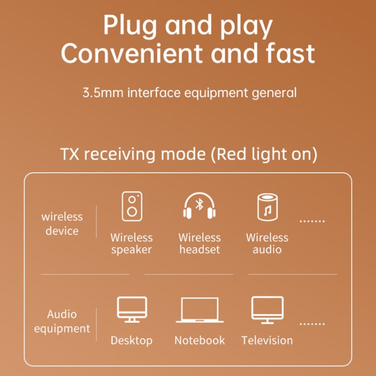 C11 2 In 1 Bluetooth 5.0 Aux Adapter Audio Receiver Transmitter - Audio Receiver Transmitter by PMC TechLife | Online Shopping South Africa | PMC TechLife