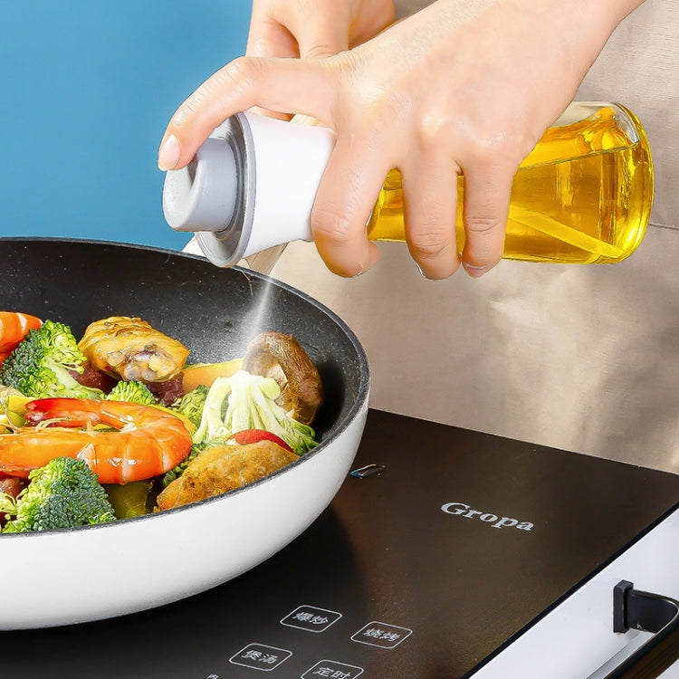 Large-caliber Press-type Cooking Barbecue Oil Spray Bottle(White) - free shipping - PMC TechLife - Order now!