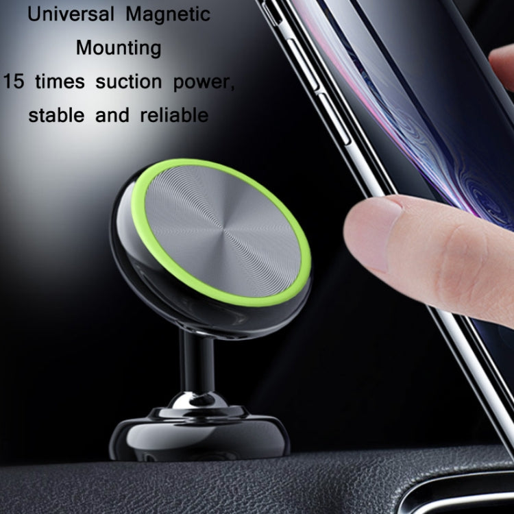 Car Aluminum Alloy Magnetic Mobile Phone Holder, Colour: Black (Luminous) - free shipping - PMC TechLife - Order now!