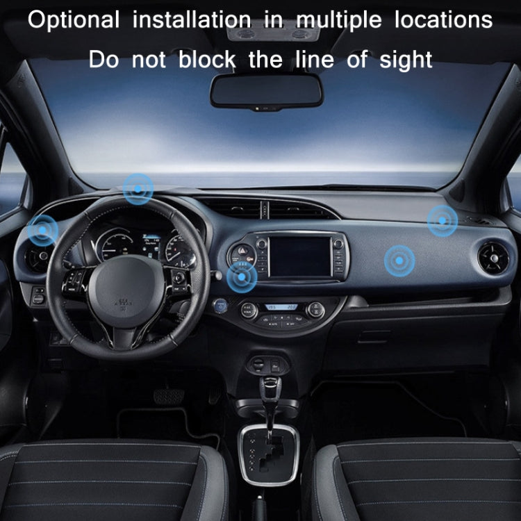 Car Aluminum Alloy Magnetic Mobile Phone Holder, Colour: Black (Luminous) - free shipping - PMC TechLife - Order now!