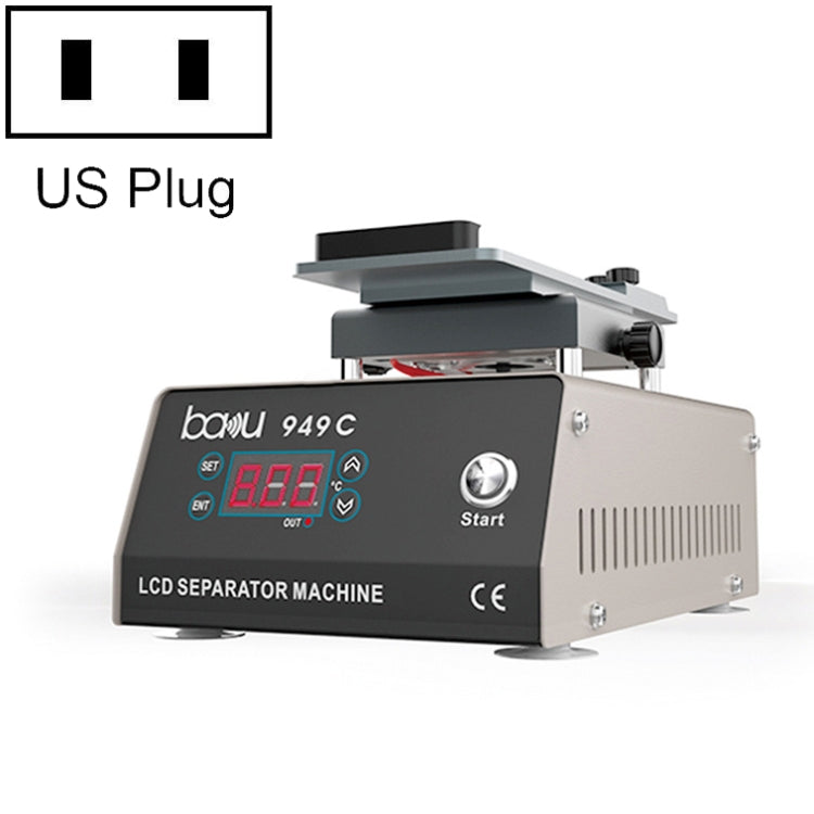 BAKU BA949C Heated 360-degree Rotating Fast LCD Screen Splitter(US Plug 110V) - free shipping - PMC TechLife - Order now!