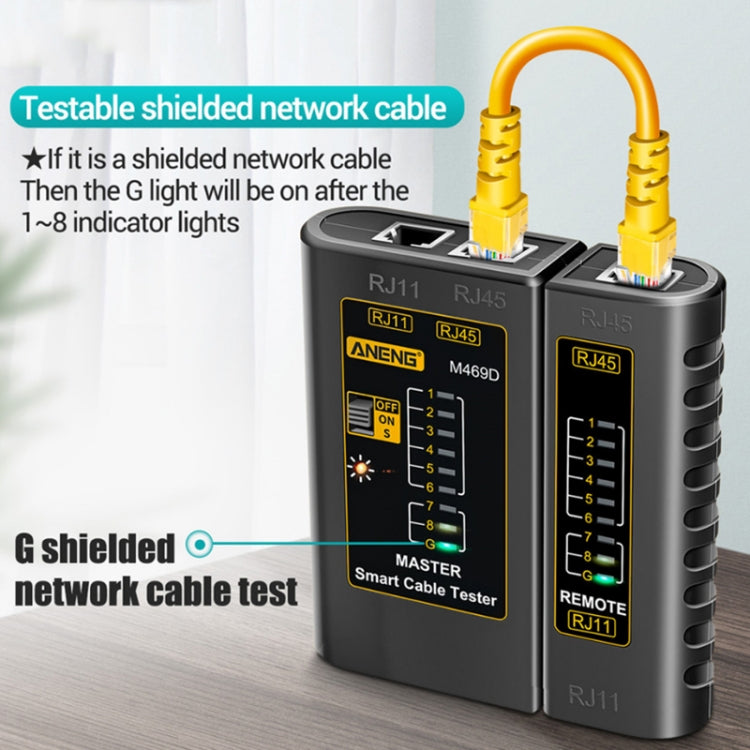 ANENG 2 PCS Multifunctional Network Cable Crystal Head Unilateral Detector, Random Color Delivery - free shipping - PMC TechLife - Order now!