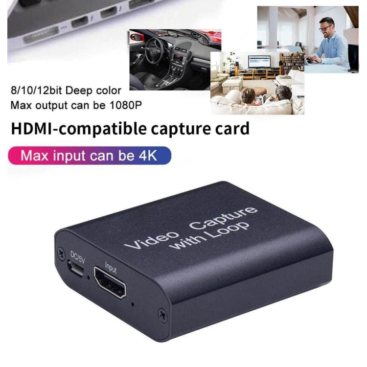 USB To HDMI HD Video Capture Card Supports 4K X 2K - Video Capture Solutions by PMC TechLife | Online Shopping South Africa | PMC TechLife