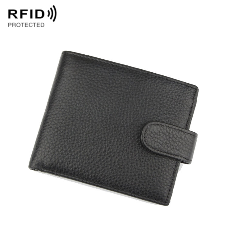 K-8013 Anti-Magnetic Anti-Theft RFID Short Business Men Wallet - Antimagnetic RFID Package by PMC TechLife | Online Shopping South Africa | PMC TechLife | Buy Now Pay Later Mobicred