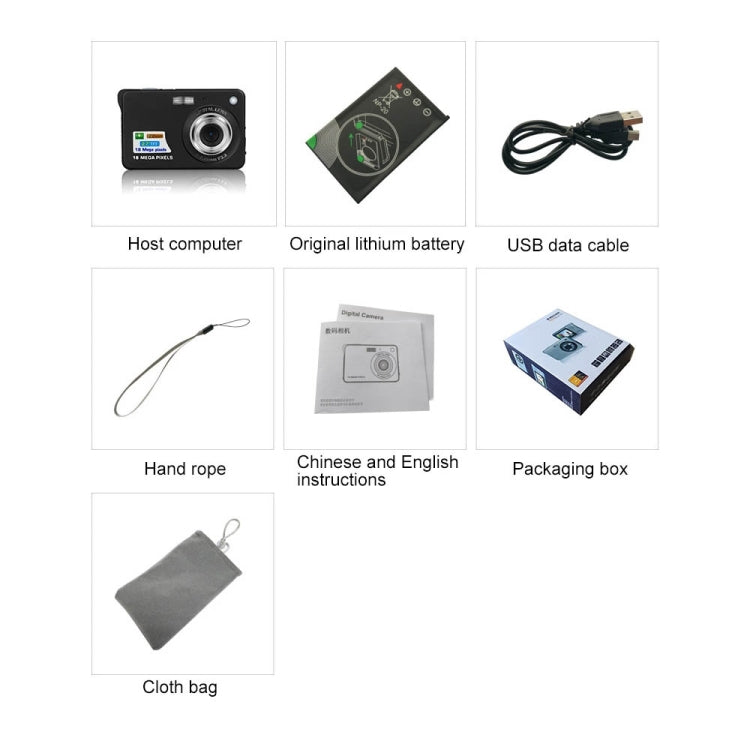 K09 48 Million Pixel CCD HD Digital Camera Retro Self-Portrait Video Camera(Black) - Video Cameras by null | Online Shopping South Africa | PMC TechLife | Buy Now Pay Later Mobicred