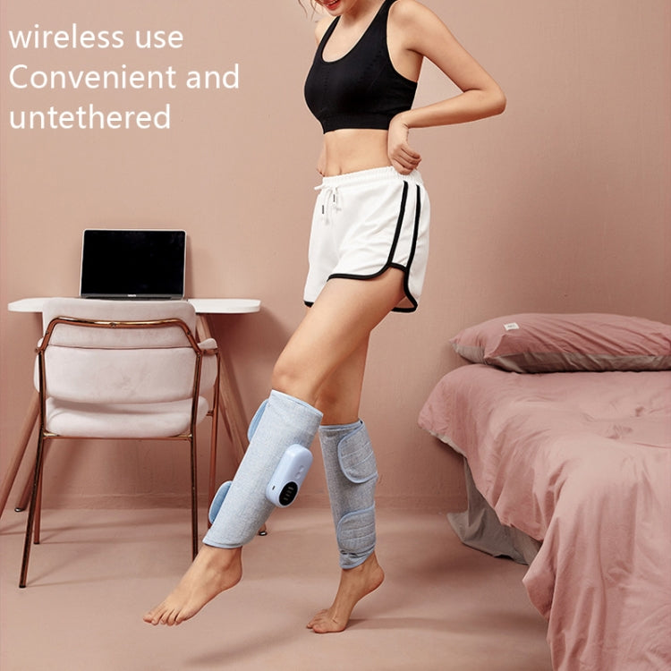 Home Constant Temperature Wireless Leg Massage, Style: Blue Double Hot Compress+Air Pressure+Vibration - Massage & Relaxation by PMC TechLife | Online Shopping South Africa | PMC TechLife