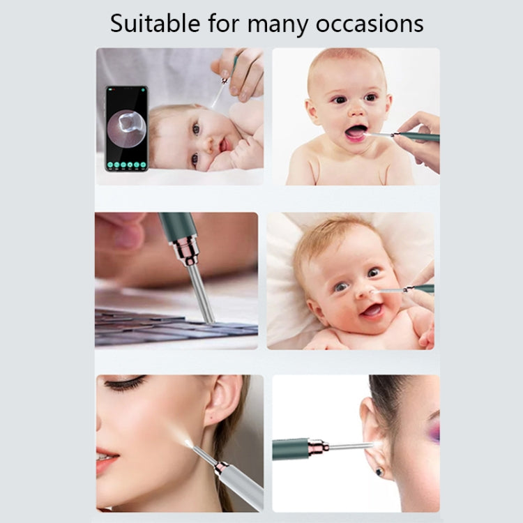 TES02 WIFI High-definition Intelligent Visual Ear Scoop(Silver White) - Ear Care Tools by PMC TechLife | Online Shopping South Africa | PMC TechLife