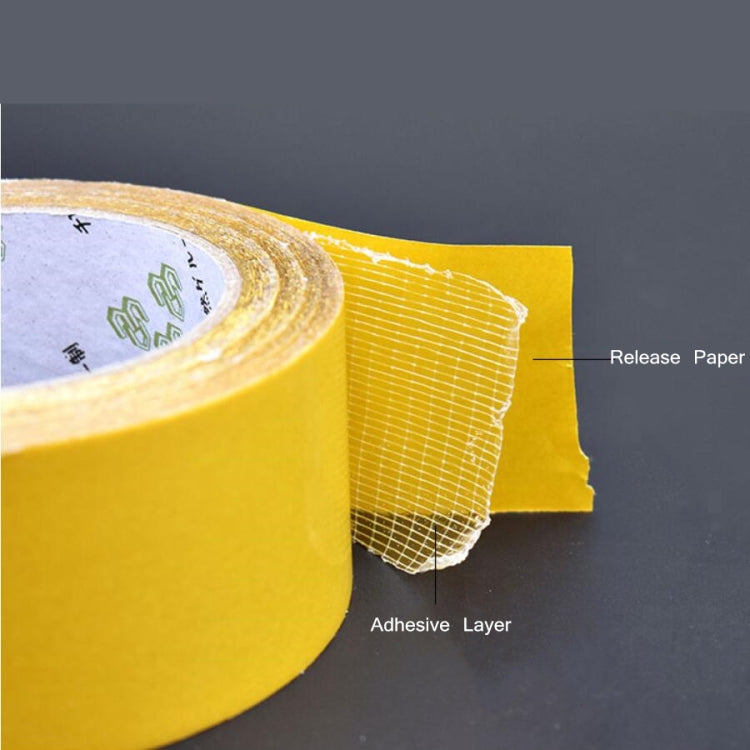 25mmx50 m Double-sided Fiberglass Grid Sticky Adhesive Fiber Transparent Mesh Tape - Tapes by PMC Jewellery | Online Shopping South Africa | PMC Jewellery