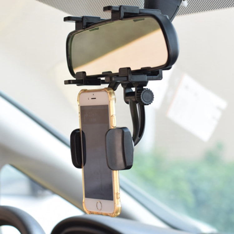 2 PCS Car Rearview Mirror Universal Navigation Mobile Phone Bracket - Car Holders by PMC TechLife | Online Shopping South Africa | PMC TechLife