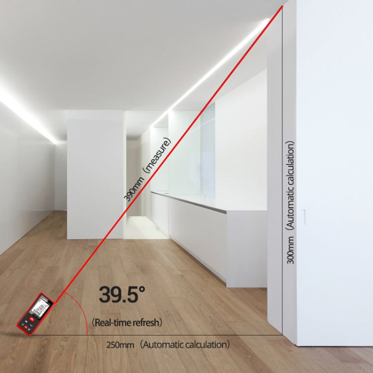 SNDWAY SW-DS120 Handheld Laser Rangefinder Infrared Laser Ruler, Distance: 120m - free shipping - PMC TechLife - Order now!