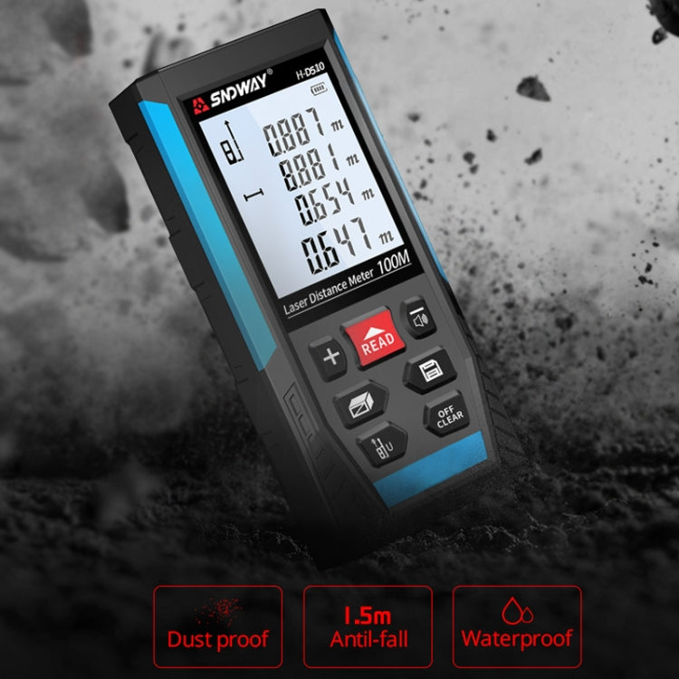 SNDWAY H-D510A Handheld Laser Rangefinder Infrared Measuring Instrument, Distance: 50m - free shipping - PMC TechLife - Order now!