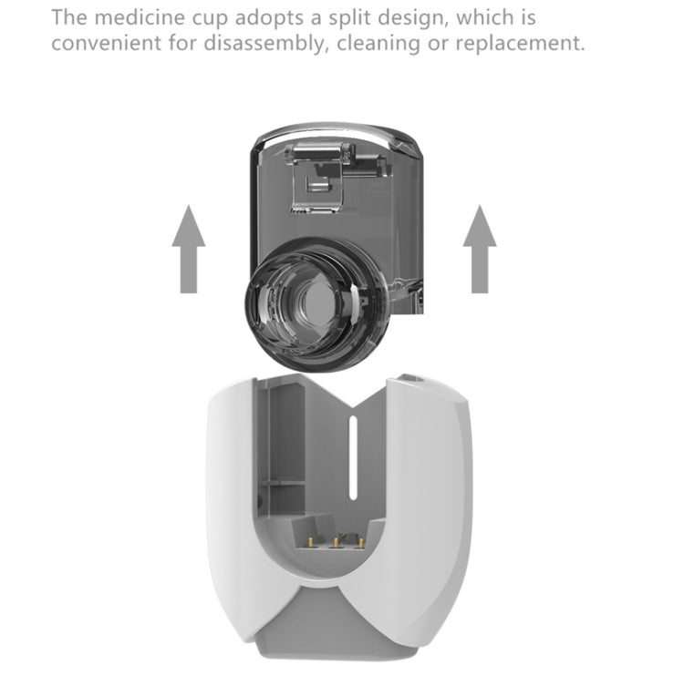 Hands-free Wearable Micro-mesh Nebulizer for Adults and Children ,Style: With EU Plug(Silver White) - free shipping - PMC TechLife - Order now!