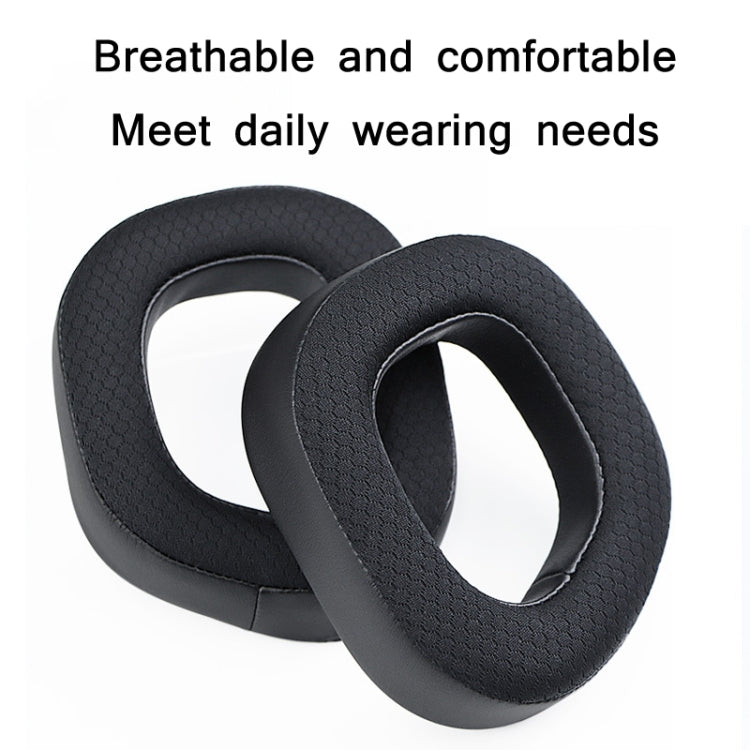 2 PCS RGB Headest Sponge Cover Earmuffs For Corsair HS80(Mesh + Protein Skin) - Earmuff & Pad by PMC TechLife | Online Shopping South Africa | PMC TechLife