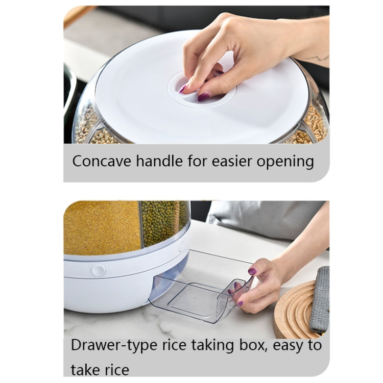 Kitchen Divider Rotating Cereal Storage Box(Transparent) - free shipping - PMC TechLife - Order now!