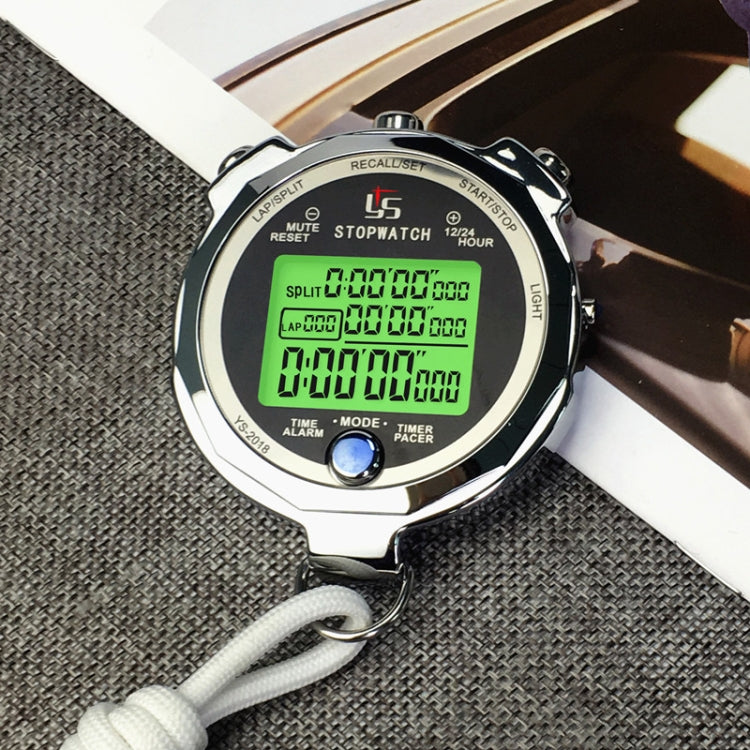 YS Running Training Stopwatch Timer Metal Luminous Stopwatch, Style: One Hundred Memory - Pedometer by PMC TechLife | Online Shopping South Africa | PMC TechLife