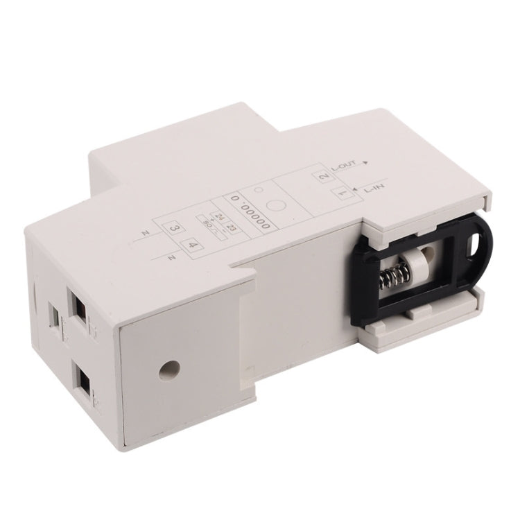 SINOTIMER DDS015 Backlight Display Single-phase Household Rail Energy Meter 5-80A 230V - Current & Voltage Tester by SINOTIMER | Online Shopping South Africa | PMC TechLife | Buy Now Pay Later Mobicred