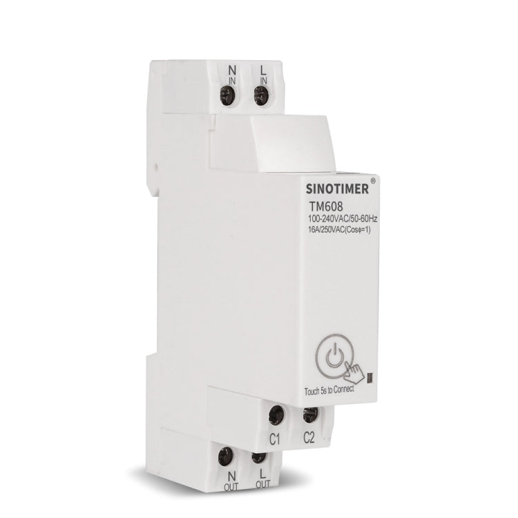 SINOTIMER TM608 Smart WiFi Single-Phase Power Meter Mobile App Home Rail Meter 16A 100-240V - free shipping - PMC TechLife - Order now!